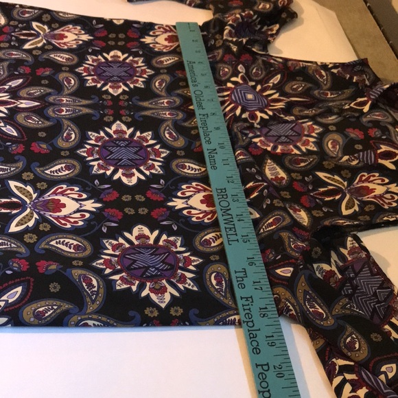 Everly open shoulder semi sheer blouse size small - Picture 11 of 14